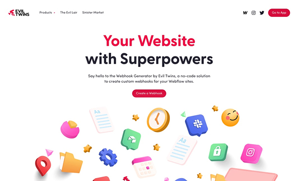 Webhook Generator  - Website Design For Inspiration