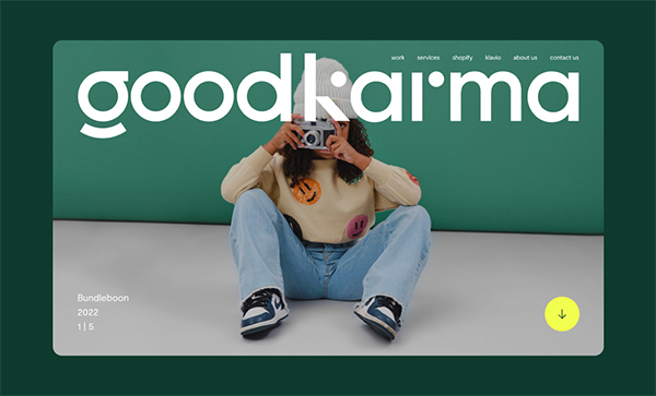 GoodKarma Agency  - Website Design For Inspiration