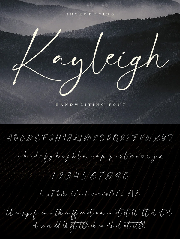 Kayleigh Handwriting Font