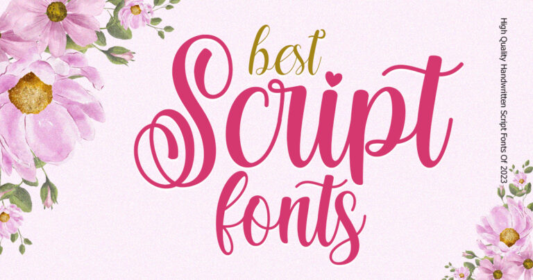 Best Script Fonts 2023 Social 768x403 