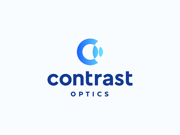 Contrast Optics Logo Design