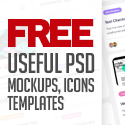 Post thumbnail of Freebies: 37 Fresh Useful PSD Mockups and Templates