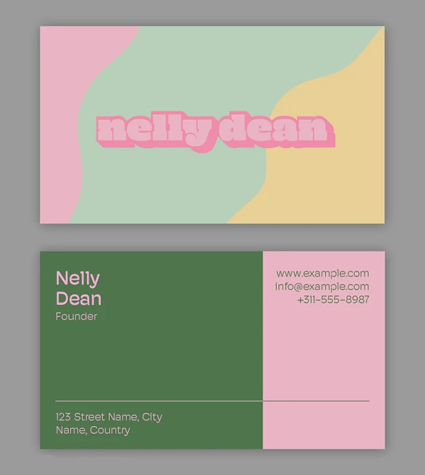 Colorful Business Card Design