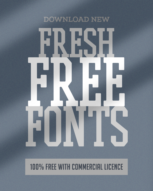 30 New Fresh Free Fonts For Graphic Designers