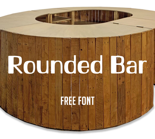 Rounded Bar Free Font