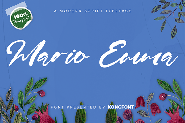 Mario Emma Free Font