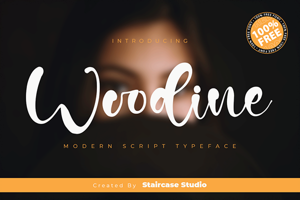 Woodine Free Font