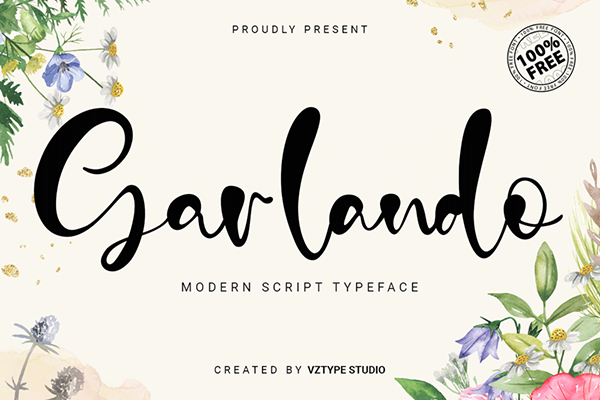 Garlando Free Font