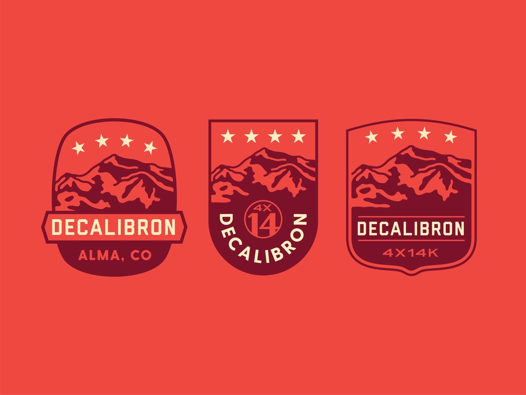 Decalibron Badges Logo Design