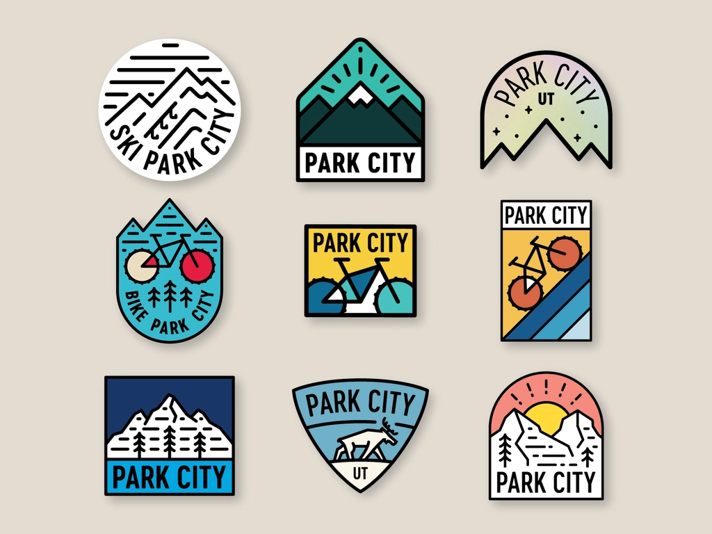 Park City Badges Logo Design