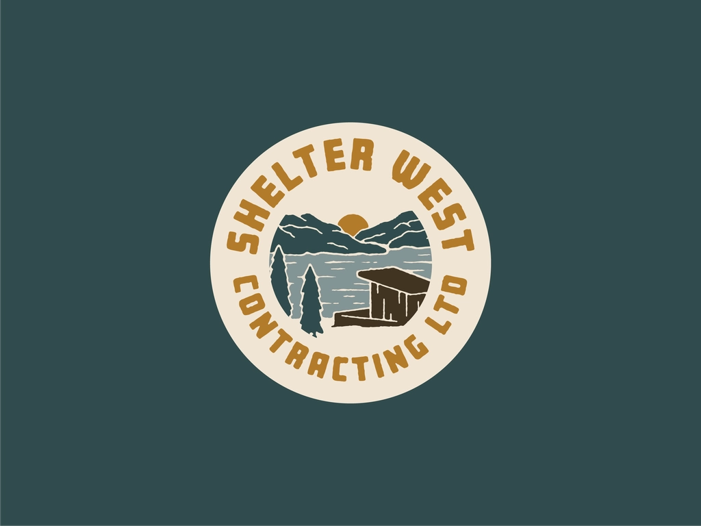 Shelter West Contracting Badge Design