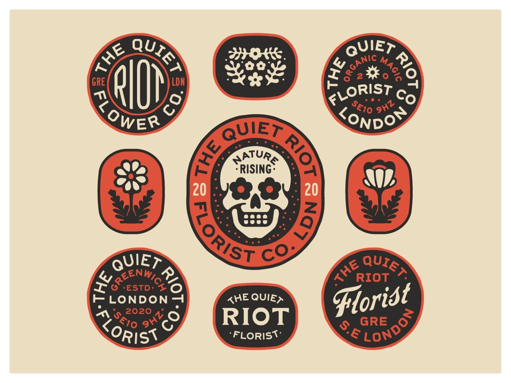 Quiet Riot Badges