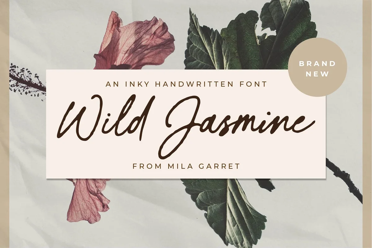 Wild Jasmine Signature Logo Script