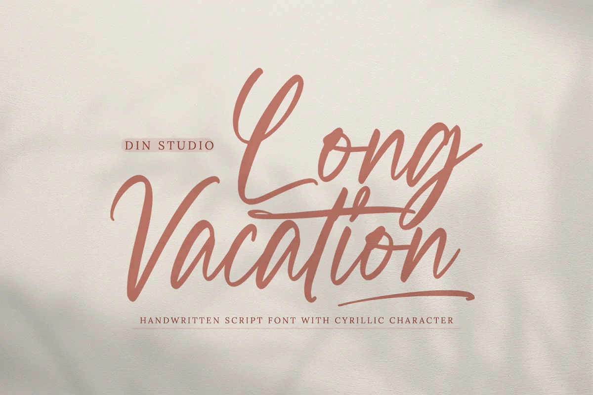 Long Vacation Script Font