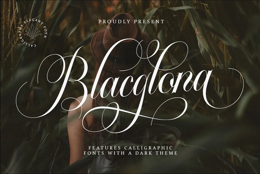 Blacglona Script Font