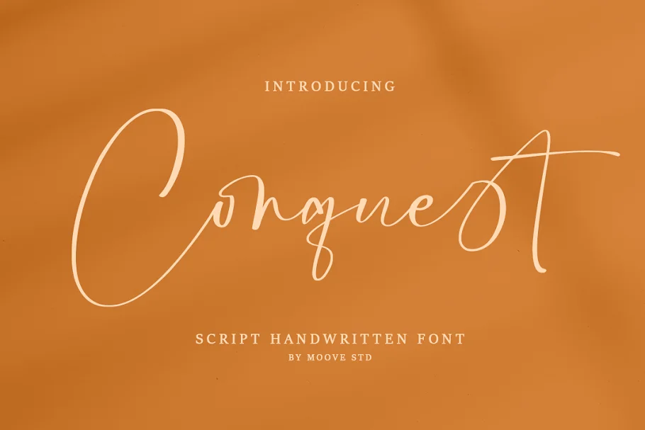 Conquest | Script Handwritten Font