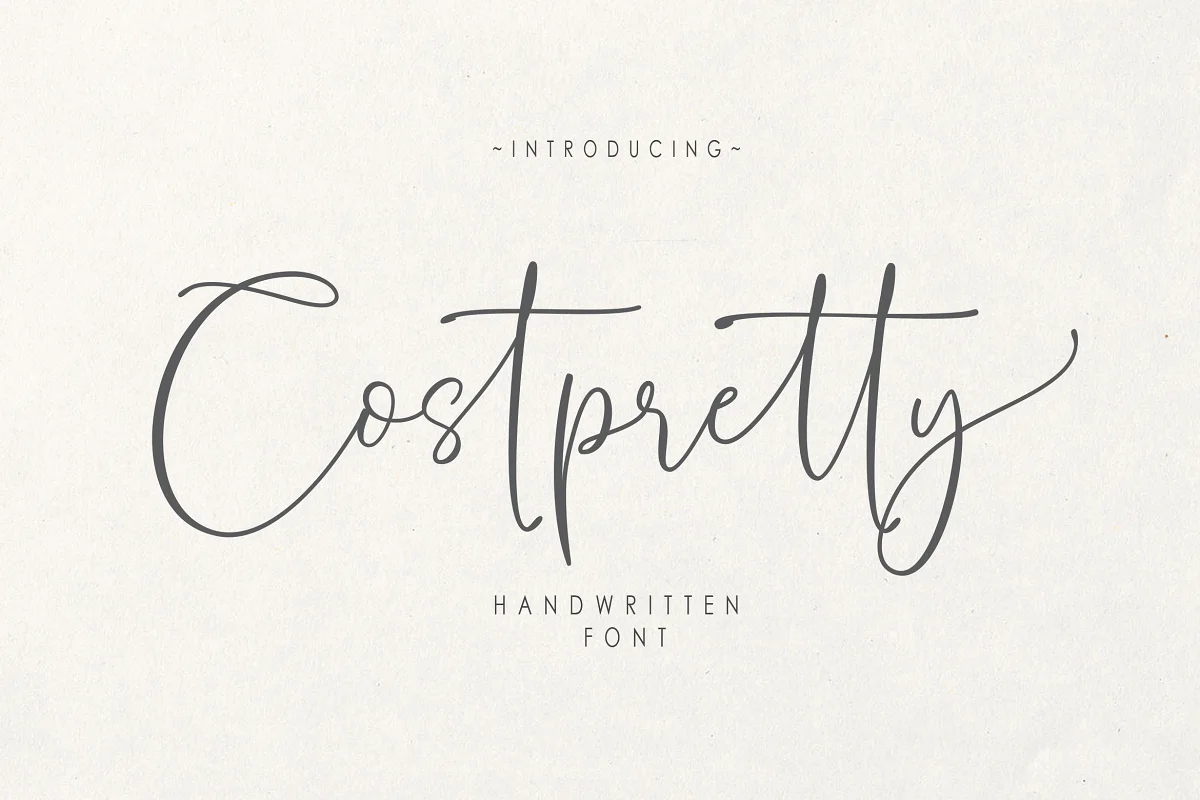 Costpretty Handwritten Font