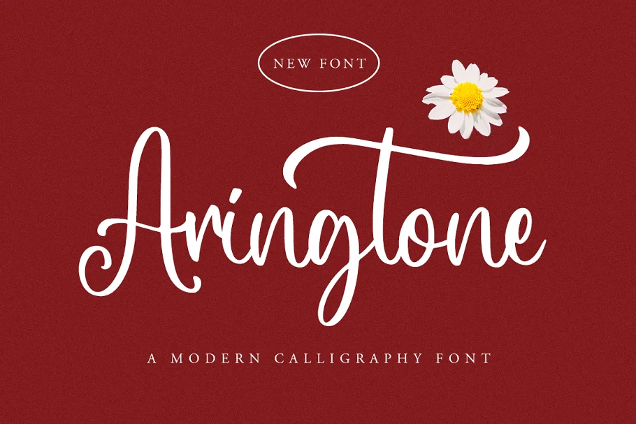 Aringtone a Modern Calligraphy Font
