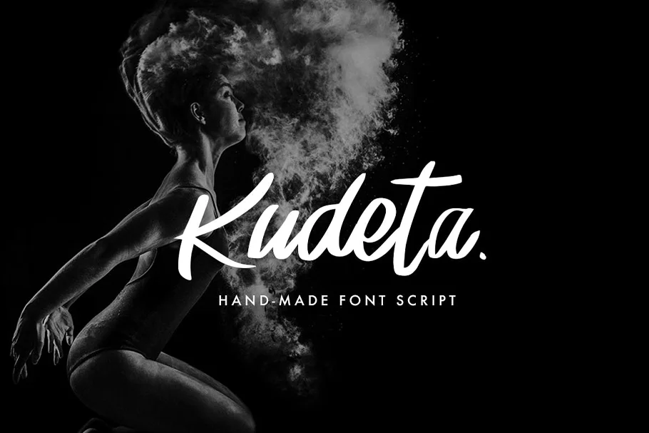 Handmade Font Script - Kudeta