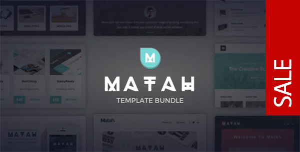 Matah | Responsive Email Set