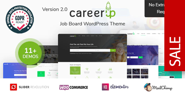 CareerUp - Job Board WordPress Theme
