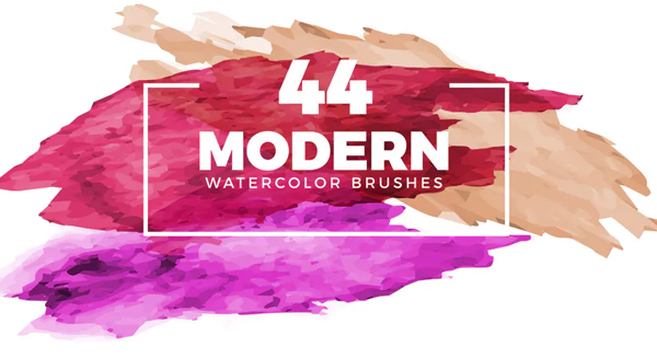 Vector Watercolor Brushes for Illustrator