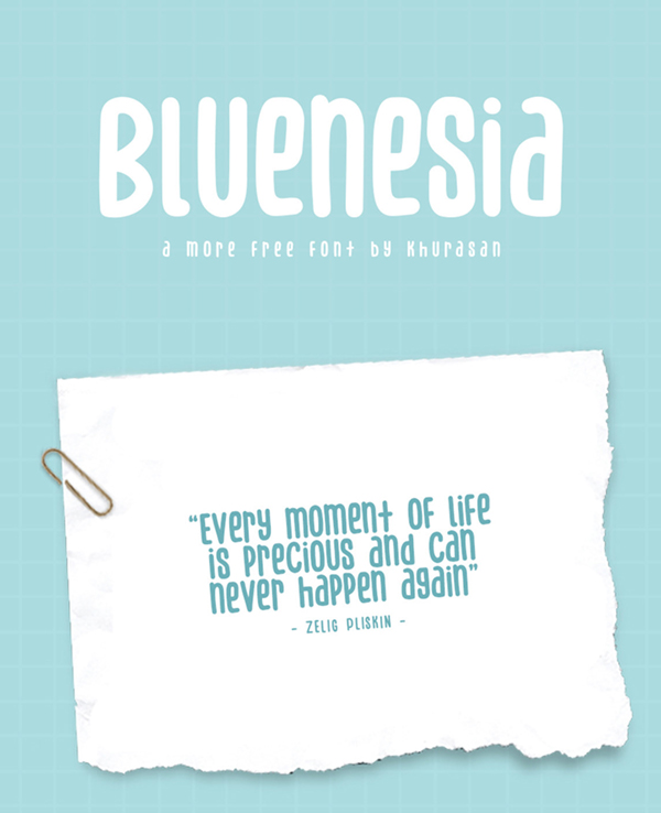 Bluenesia Condensed Font
