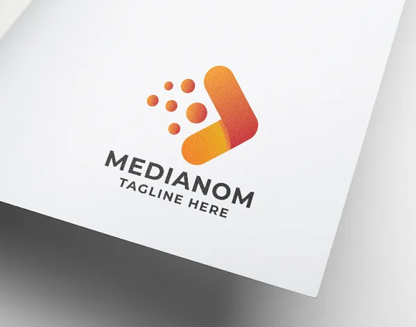 Medianom Logo Template