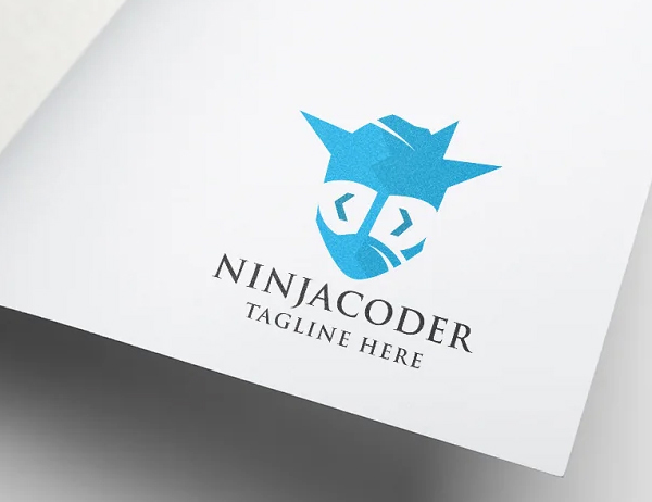 Ninja Coder Logo Template