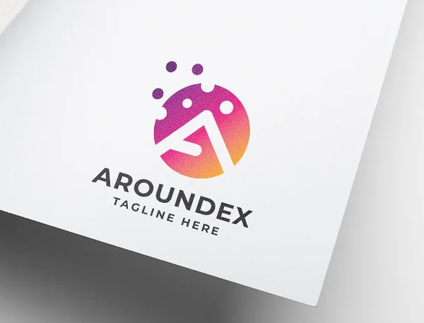 Aroundex Letter A Logo
