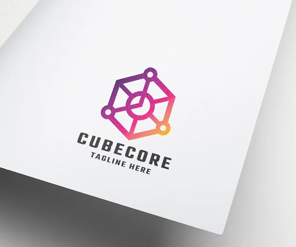 Cube Core Logo Template
