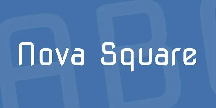 Nova Square Free Font