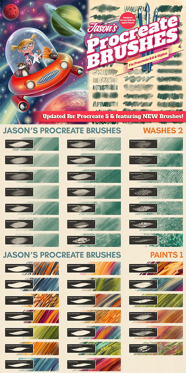 Jason's Procreate Brushes