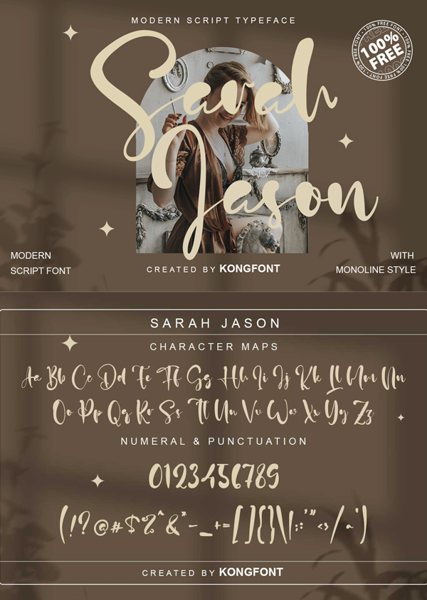 Sarah Jason Free Font