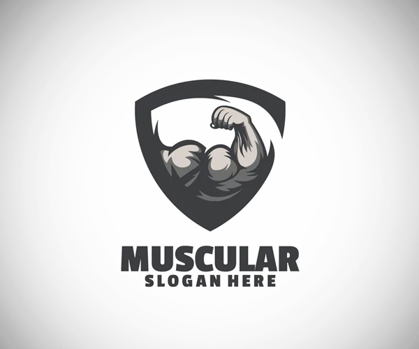 Muscular Logo Design
