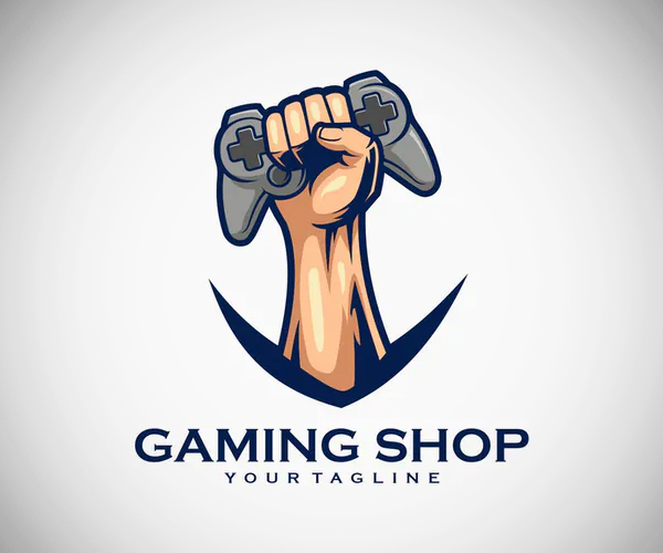 Game Controller Gaming Shop Logo