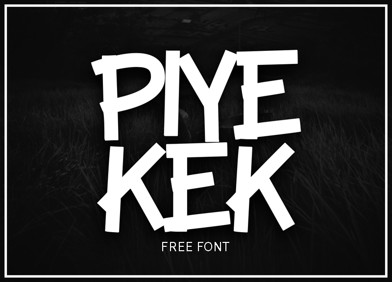 Piye Kek Free Font