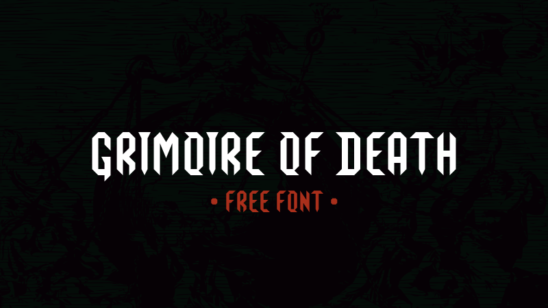Grimoire Of Death Free Font