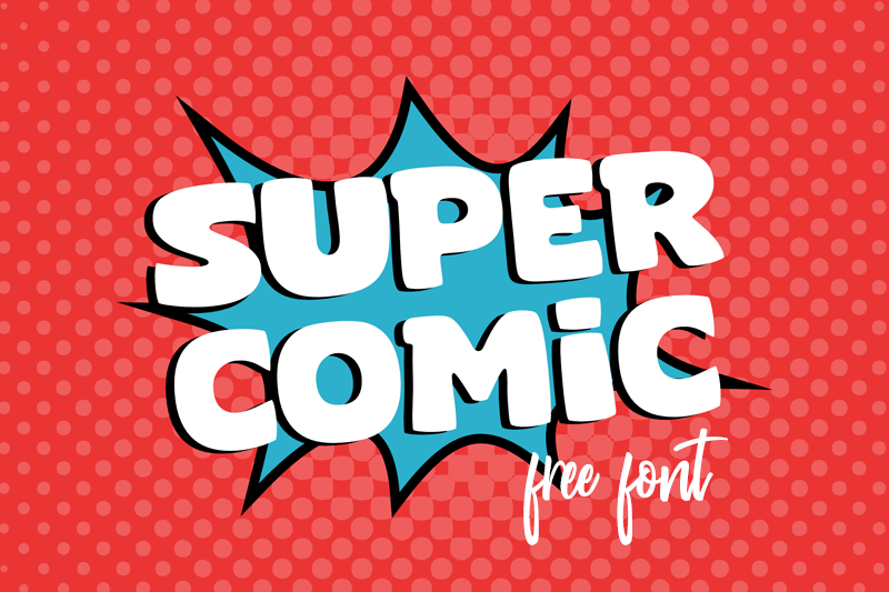 Super Comic Free Font