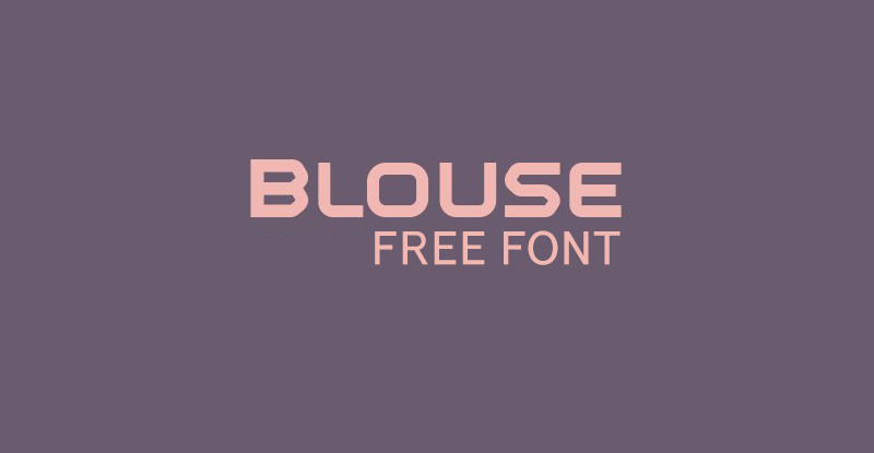Blouse Free Font