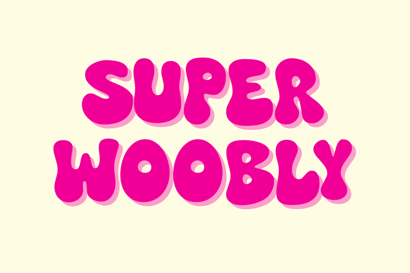 Super Woobly Free Font