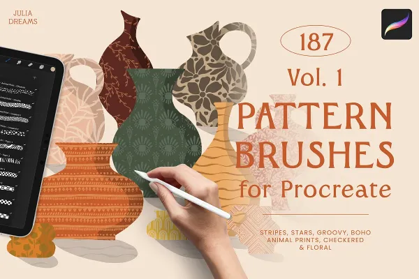 Pattern Brushes For Procreate