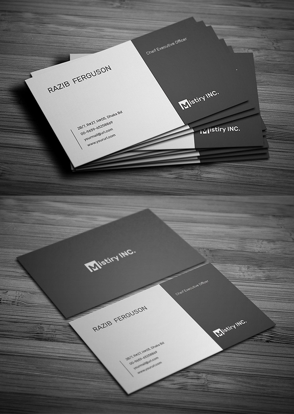 MS Word Business Card Template