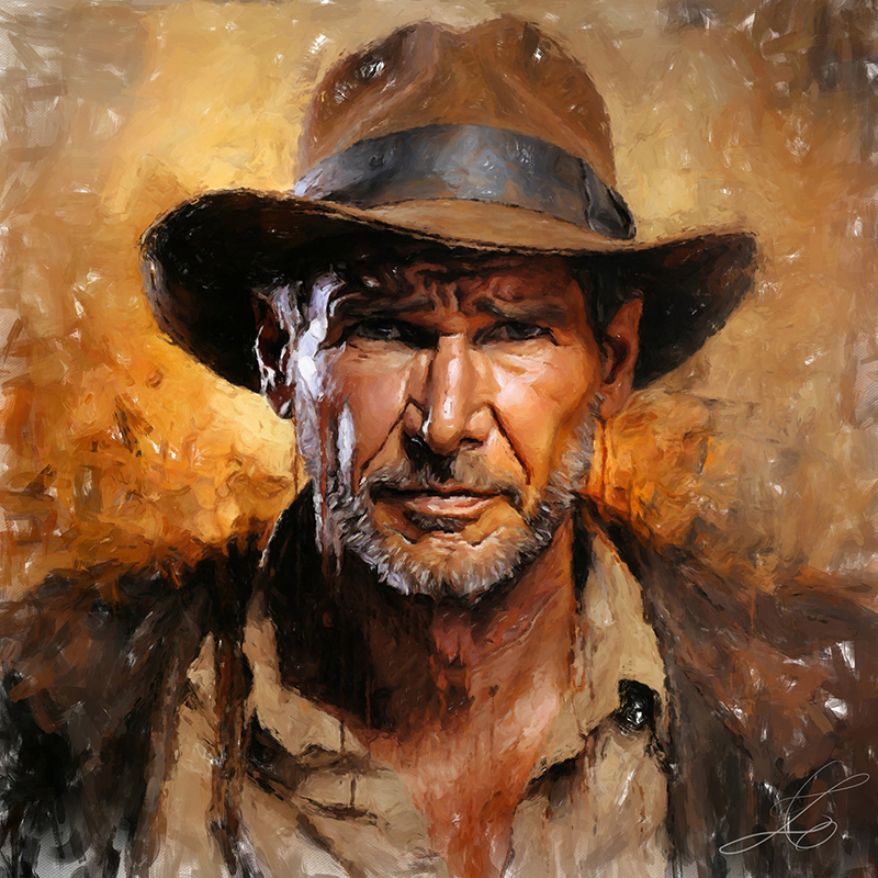 Harrison Ford Digital Painting By Zbig Wolowiec