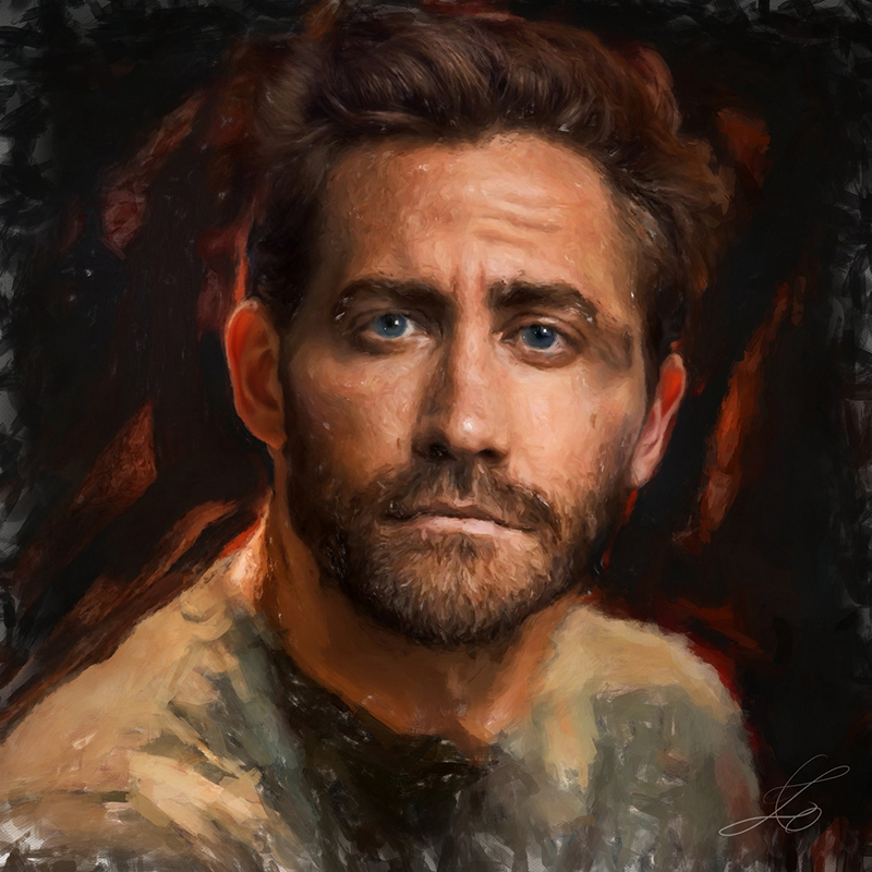 Jake Gyllenhaal Digital Painting By Zbig Wolowiec