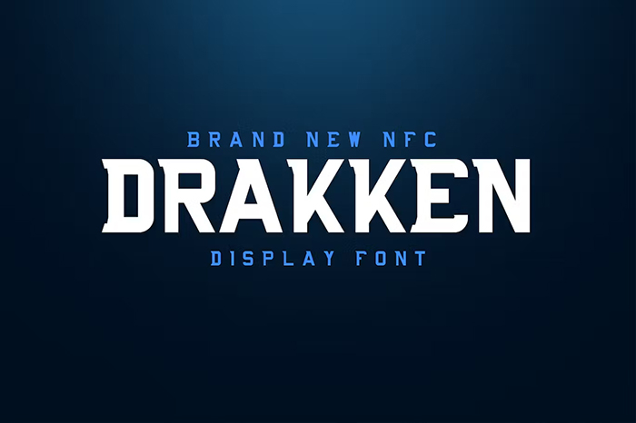 Drakken Exclusive Display Font