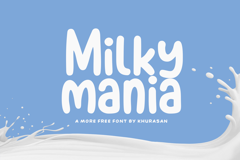 Milky Mania Free Font