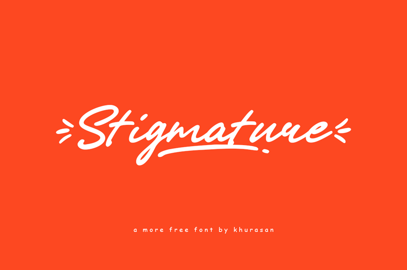 Stigmature Signature Script Free Font