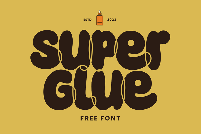 Super Glue Free Font
