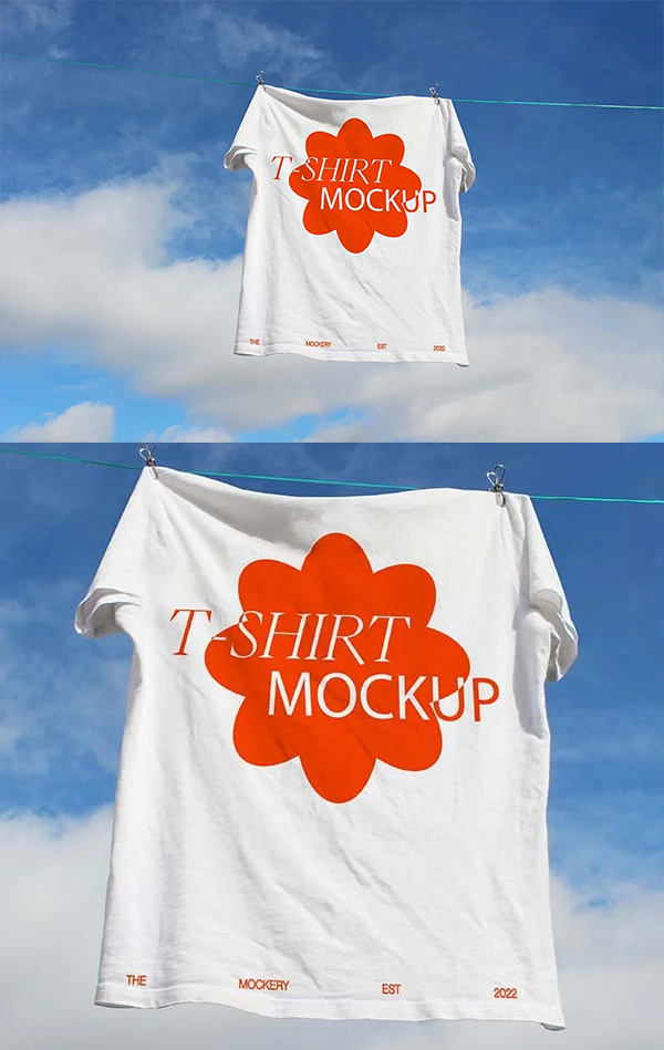 Cotton T-Shirt Mockup